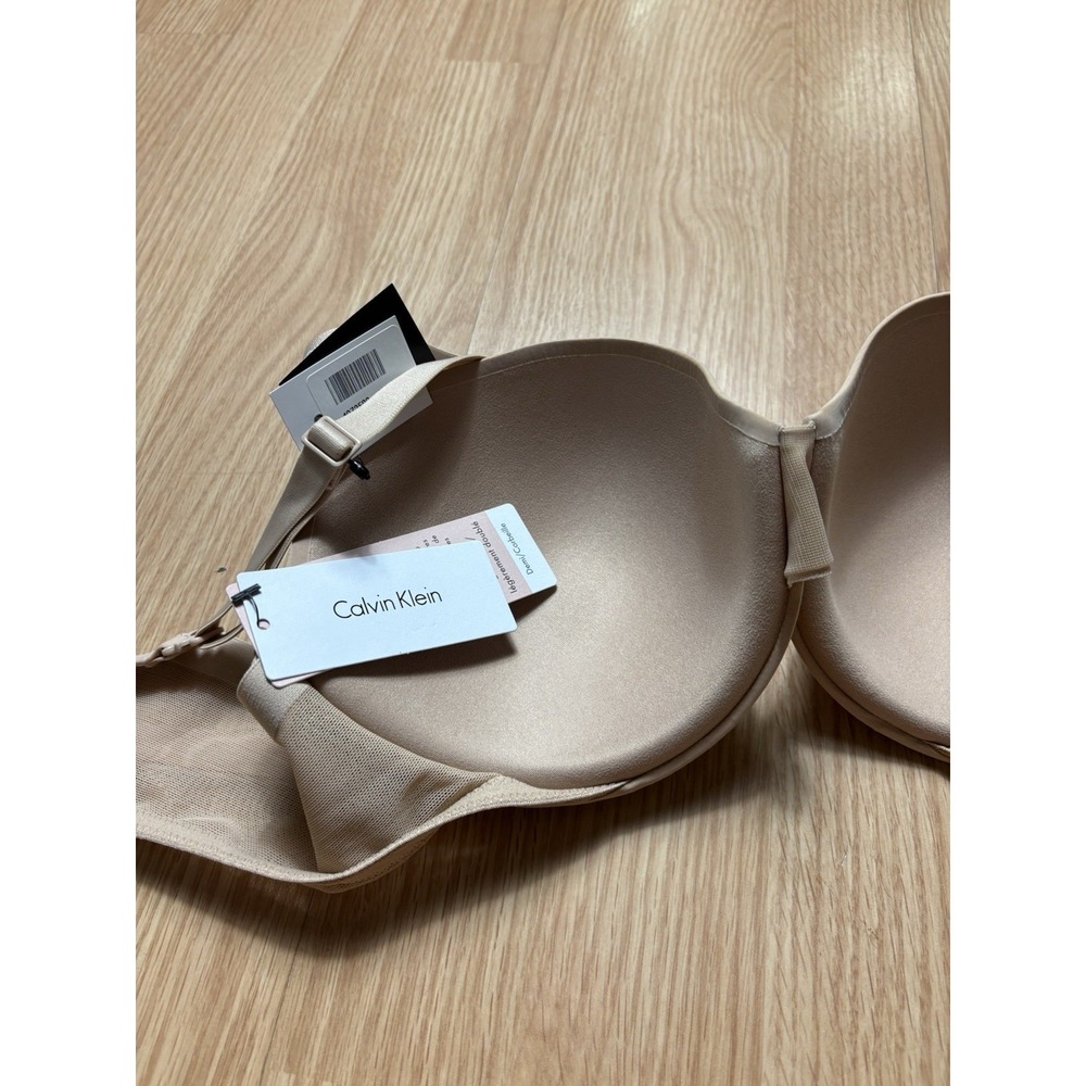 Calvin Klein 36C Women's Beige Bra Sculpted Lightly Lined Demi Cup NWT - Picture 5 of 7